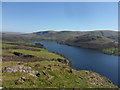 Ivy Crag and Ullswater in Cumbria