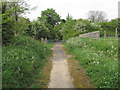 Looking north up King's Lane, Long Melford in CO10 9TG