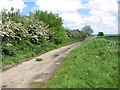 Disused section of Holt Road in Thornage