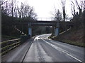 Railway bridge over Liverton Road in TS13 4PH