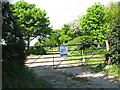 Gated track by Osier Farm in NR29 3JB