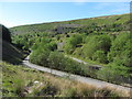 Track through Cwm Rhondda-fach in Maerdy Community