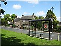 Bus shelter by Woolley village green in WF4 2LY