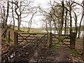 Gates on lakeside walk, Wimbleball Lake in TA4 2JG