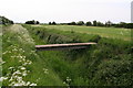 Narrow bridge over a dike in Mill Lane in LN13 9RJ