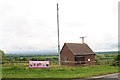 Telecommunications Building and a pink lady's 40th birthday, top of Owmby Hill in DN38 6AX