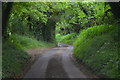Lane towards the A252 in TN25 4FE