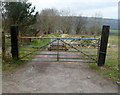 Entrance to Ty-Cae-Brith Farm south of Mynyddislwyn in Ynysddu Community