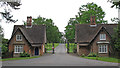 Entrance to Old Buckenham Hall School, Thorpe Morieux in Brettenham