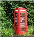 Phone box used as a book exchange, Little Hadham in SG11 2DQ