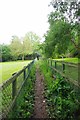 Well Fenced Footpath in Great Yeldham