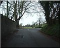 Road junction in the trees in BA2 0HH