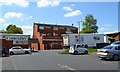Car park and service area, rear of Matchborough Centre, Redditch in B98 0BE