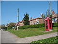 Cottages and phone box, Great Thirkleby in YO7 3AU