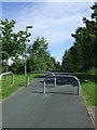 Cycle path beside the A569 in WA9 5DE