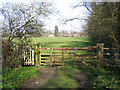 Footpath to Croxton, Cambs in PE19 6SX