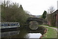 Stack Hills Bridge, Rochdale Canal, Todmorden, Yorkshire in OL14 6AR
