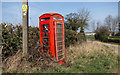 Telephone Box near Desning Hall in Eastern English Region