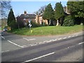 Junction of A1067 and road to village centre, South Raynham in NR21 7HQ