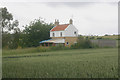 Lone riparian cottage west of Shotley Gate in IP9 1ND