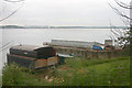 Unidentified vessels moored on River Stour near Shotley Gate in IP9 1ND