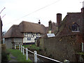 Thatched cottages and the River Meon in GU32 1PY