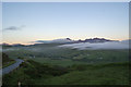 Low clouds over Drynoch in IV47 8SX