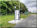 Electric Car Charging Point at Northumberlandia in NE23 8AX