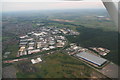 Industrial estate and power station by A6116 in Corby: aerial 2014 in NN17 5BF