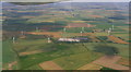 Bicker Fen Windfarm and Sub-Station: aerial 2014 in Bicker Gauntlet