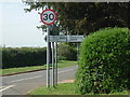 Signpost on the B660 in MK44 2AZ