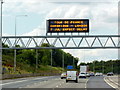 Tour de France advance warning on the M25 in RM14 1TE