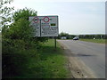 Road near Thurleigh in MK44 1ZY