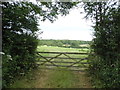 Field entrance on Ashendene Road, Bayford in SG13 8PY