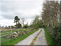 Farm road to Blaen-y-cae in Llanddeiniolen Community