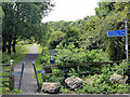 Footpath to Summerhill Country Park and Burn Valley Gardens in TS25 5TF