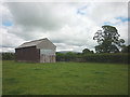 Corrugated iron barn near Wrayton in LA6 2QY