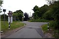 Road junction near Four Crosses in WV10 7DR