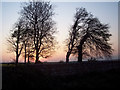 Evening skies near Tottons Down Barn in SP5 4NS