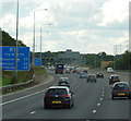 M25 towards junction 27 in CM14 5RA