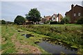 Houses overlooking Parish Brook in BS48 4BU