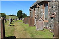 Graveyard at Corsock Church in DG7 3DL