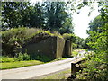 Former railway bridge buttress near Congham in PE31 6BZ