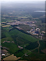 Rusha open cast mine from the air in EH55 8DN