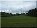 Farmland and power lines in AB52 6XA