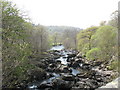 Afon Llugwy above Pont Cyfyng at a time of depleted water flow in LL24 0SR