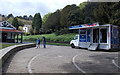 Mobile Police Station in Cwmdonkin Park, Swansea in SA2 0TW