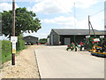 Entrance to Ben Burgess tractor dealership in PE32 2LE