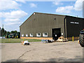 Hangar at Ben Burgess tractor plant in PE32 2LE