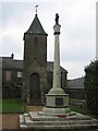 Old Church Tower and  Memorial for Great War in PH3 1BU